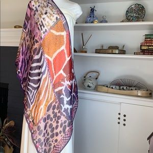 💯 silk chiffon scarf